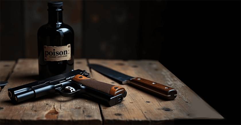 gun and knives 02 - Dangerlove's build a mystery